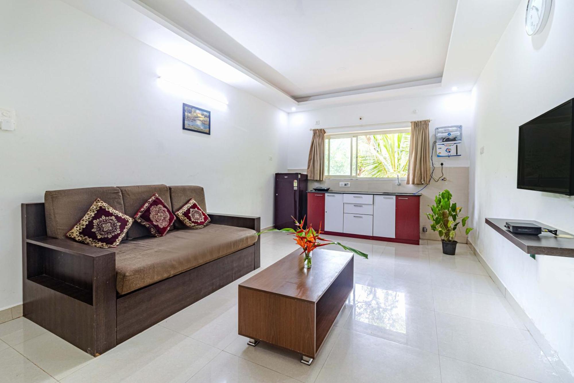 4Bhk Sparkling Apartment Near Beach Pool & Bar 2Bhkx2 Вагатор Номер фото