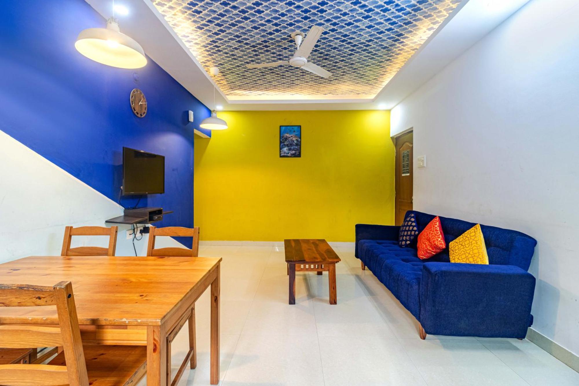 4Bhk Sparkling Apartment Near Beach Pool & Bar 2Bhkx2 Вагатор Номер фото