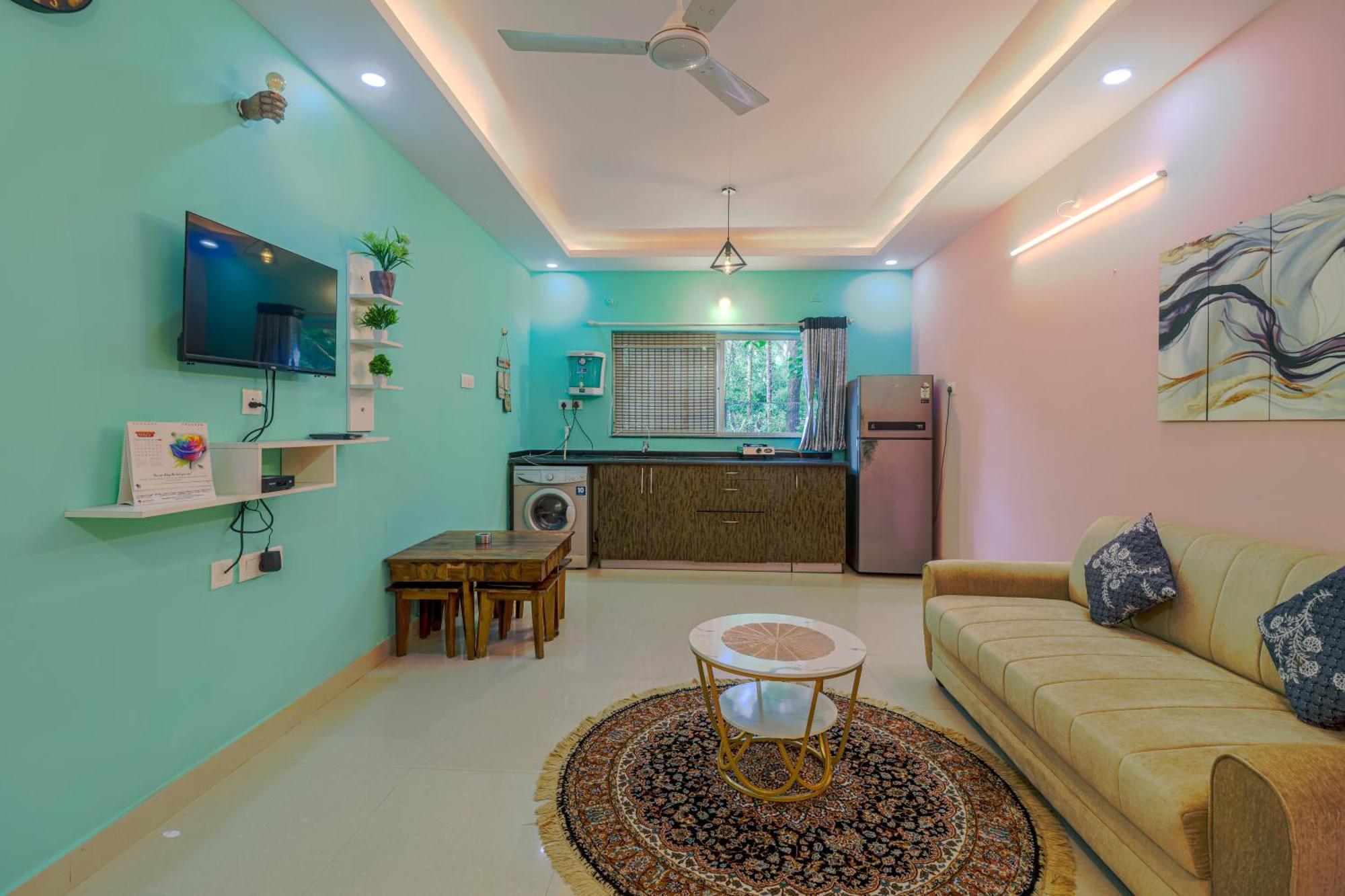 4Bhk Sparkling Apartment Near Beach Pool & Bar 2Bhkx2 Вагатор Номер фото