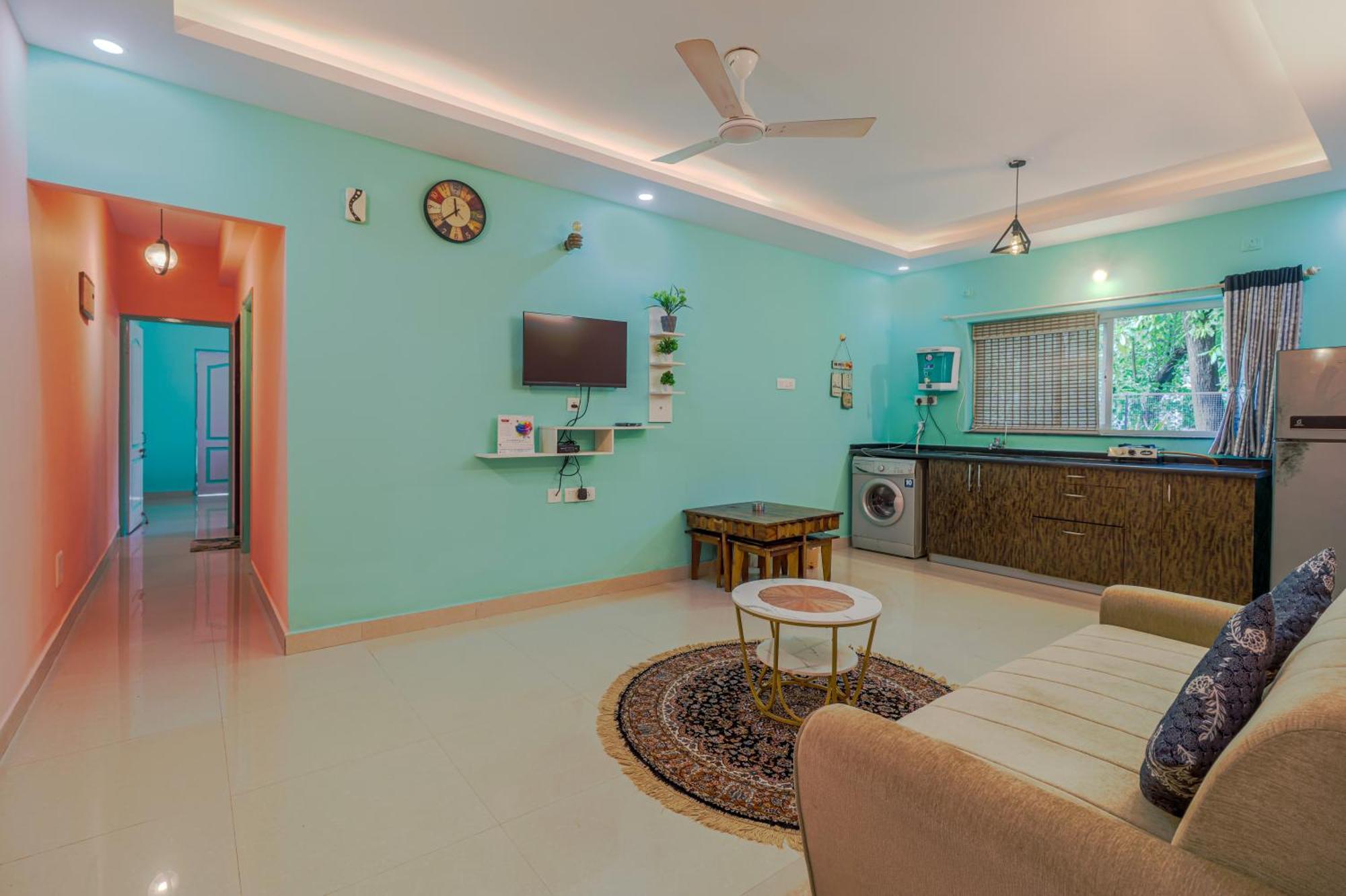 4Bhk Sparkling Apartment Near Beach Pool & Bar 2Bhkx2 Вагатор Екстер'єр фото
